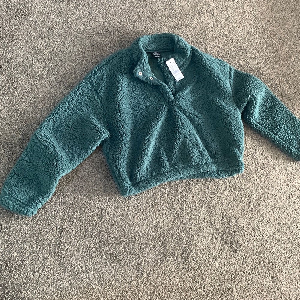 Crop top Sherpa top